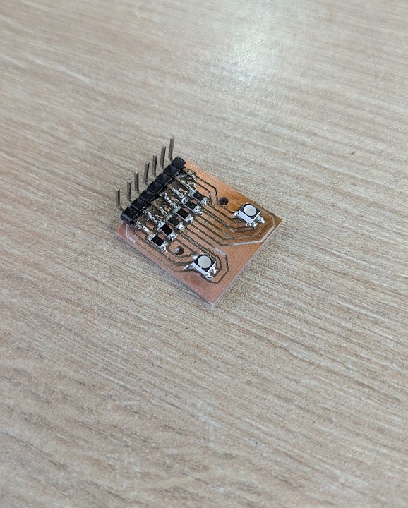 Tried some reflow soldering for this one - still haven't got the hang of it - but more practice will help!