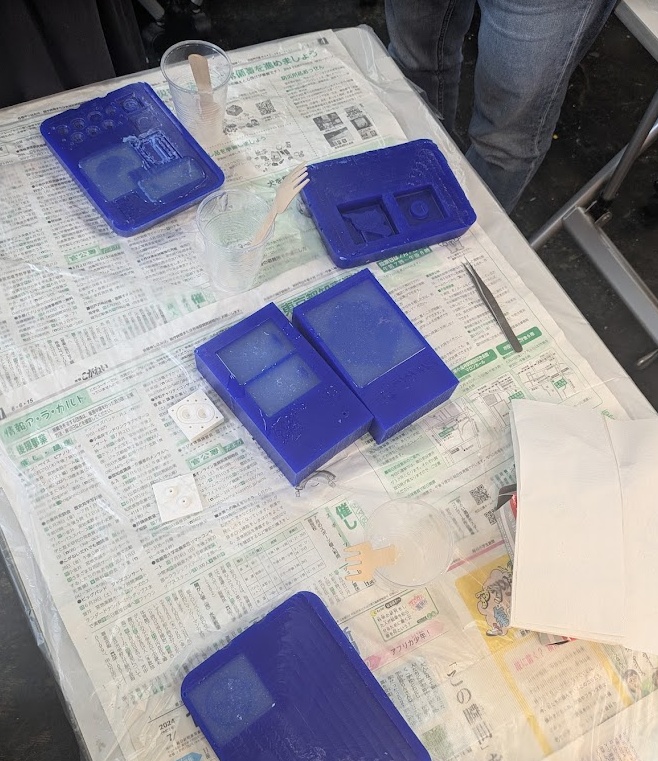 The molds we would use to cast our biomaterials