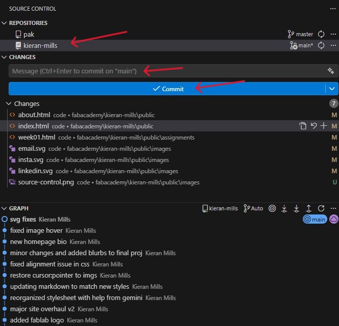 Following this step, I was able to continue using `git` in VSCode's built in Source Control tab, which I found super helpful for visualizing changes.