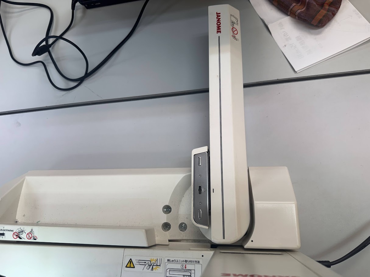 Extend the Janome's alignment bracket.