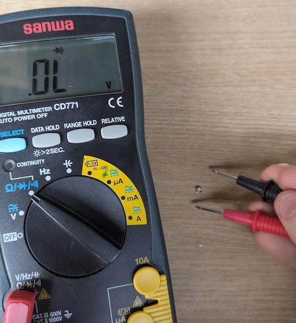 Though I didn't know what kind they were so I needed to pull out my multimeter in diode mode to determine if these were common anode or common cathode LEDs