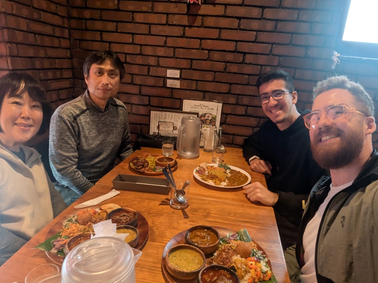 My new Kannai family, finally together! Thank you Fumiko and Yuichi for waiting for Youssef and I! Let's have fun together!