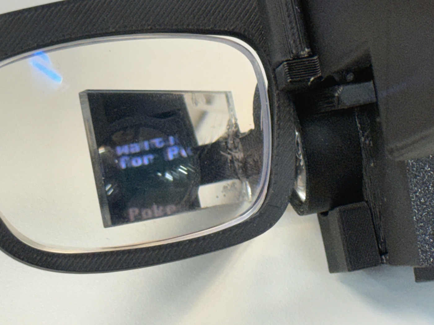 Poke response reflected through the NeuroAR lens