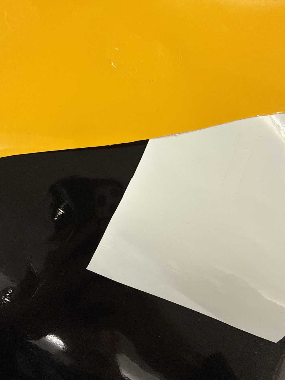 All vinyl layers before assembly