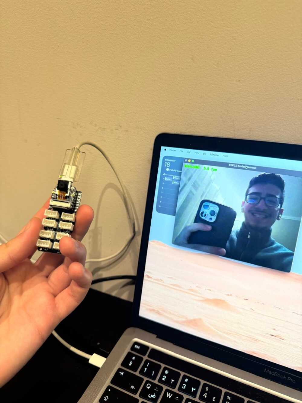 Camera streaming to laptop