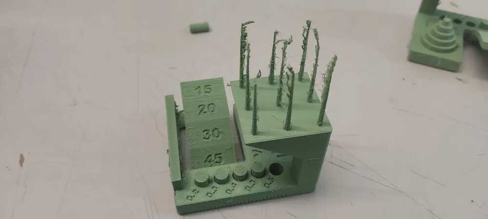 Prusa test print front view