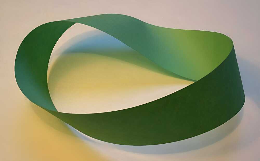Möbius strip concept illustration
