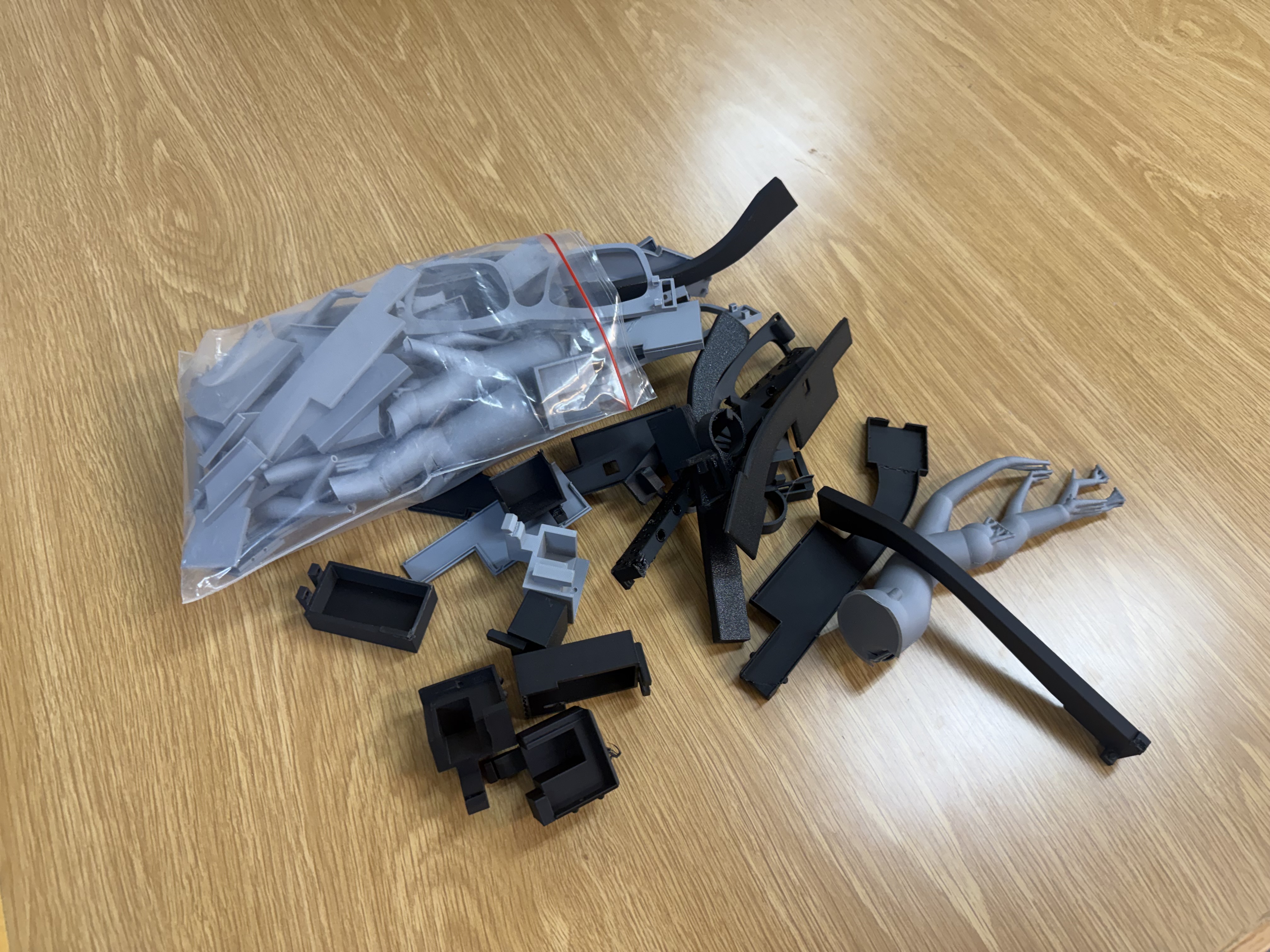 Failed glasses print iterations