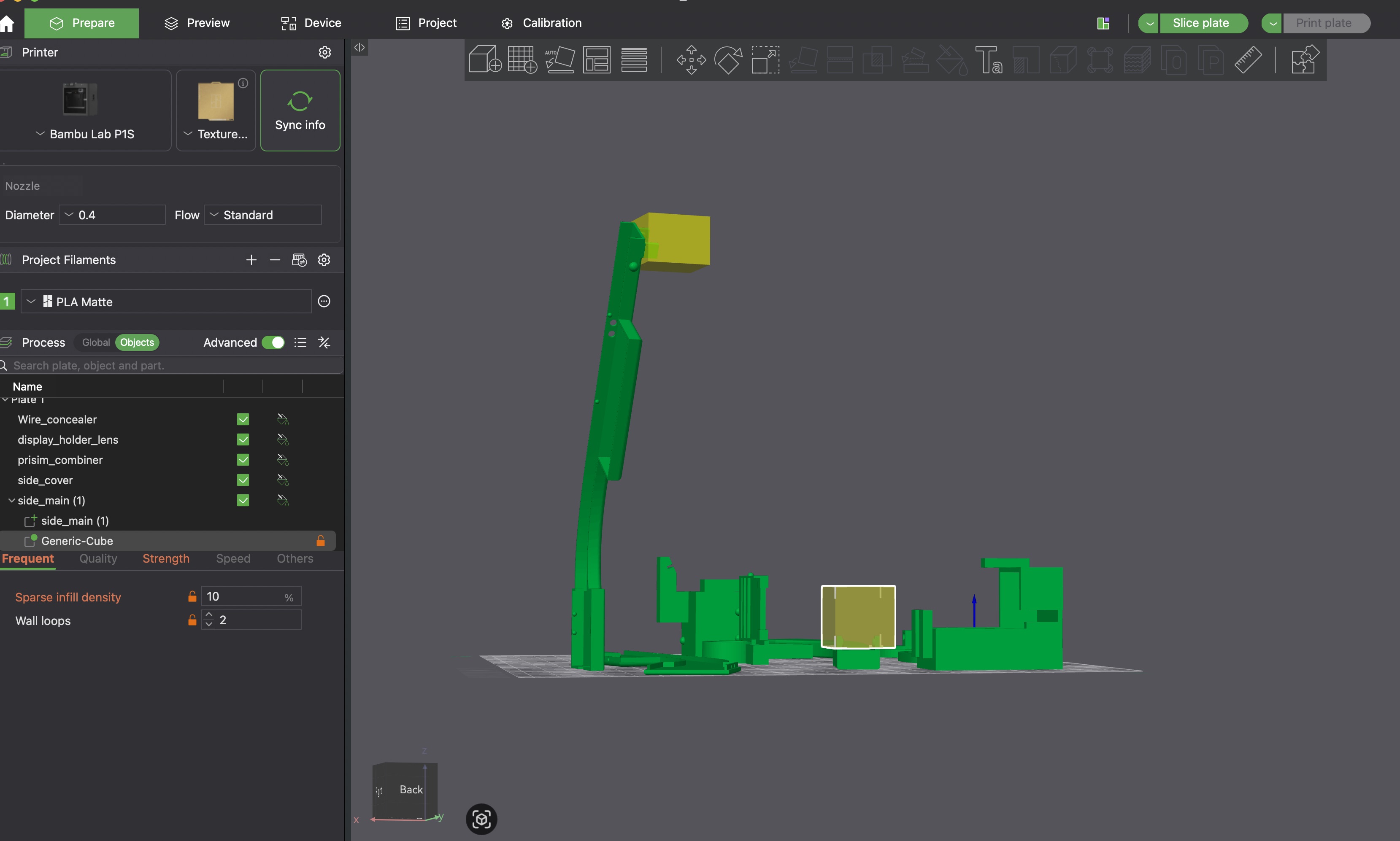 Filleted temple design screenshot