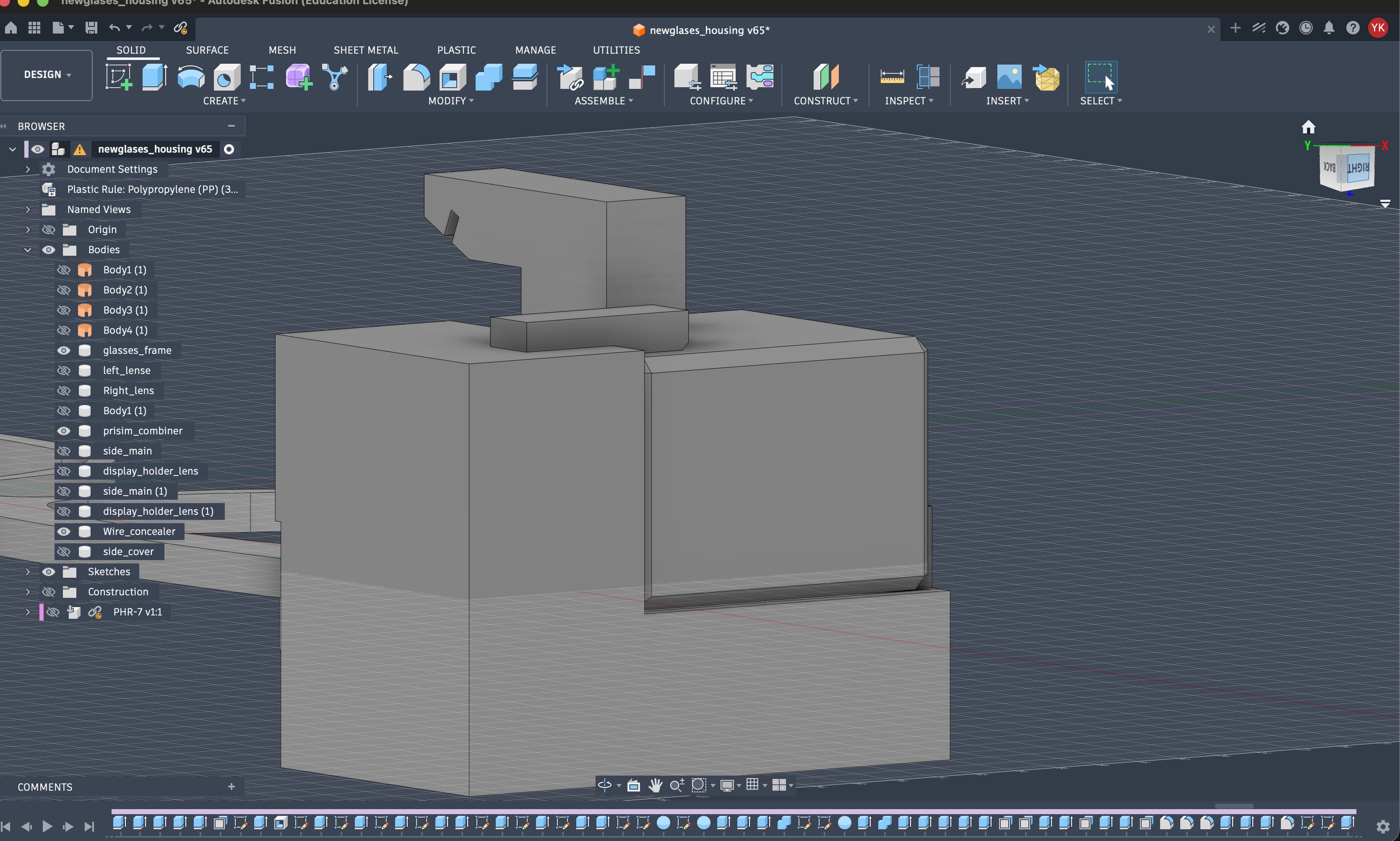 Wire concealer CAD model