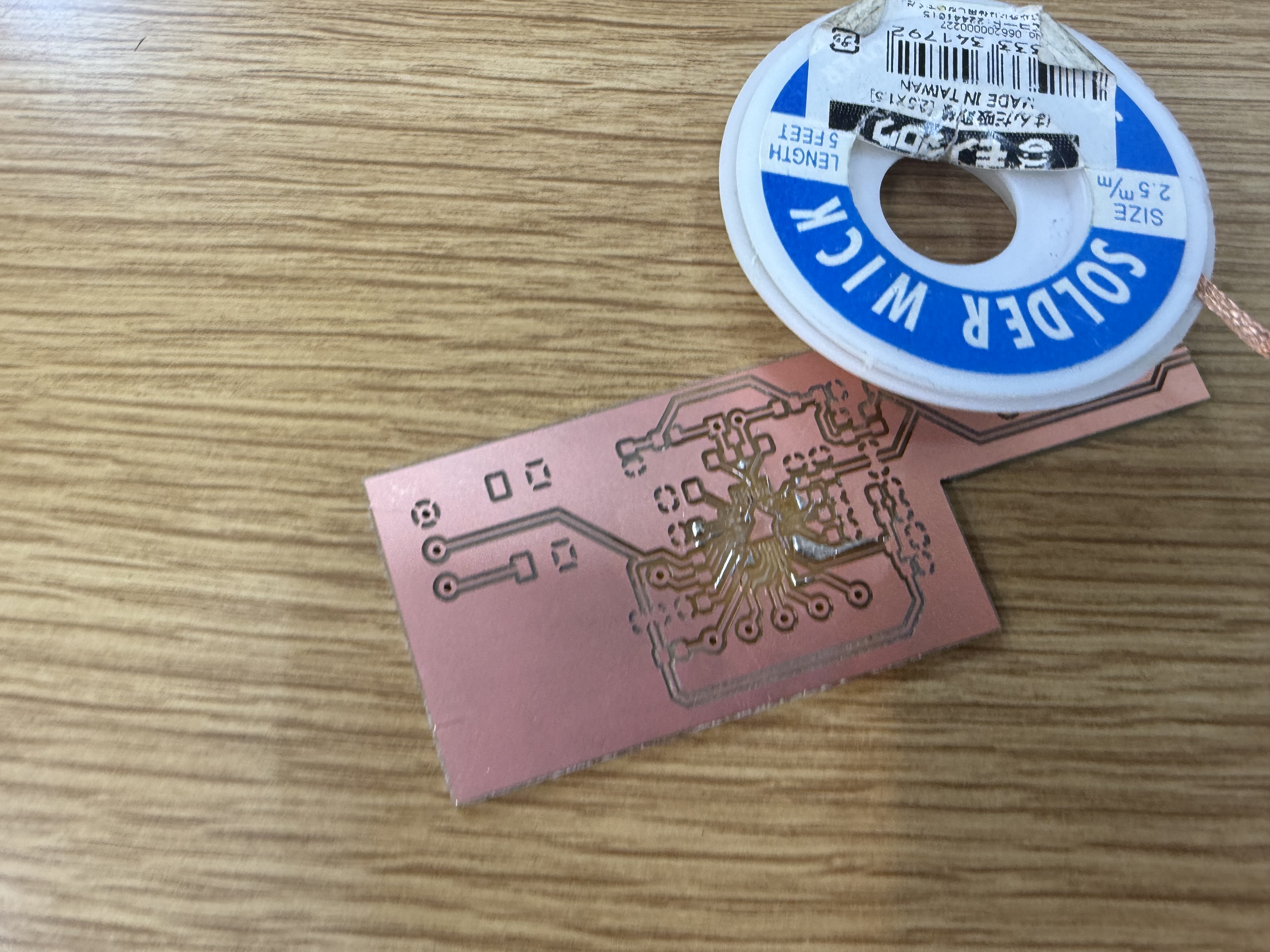 First ruined milled ADS1292 board