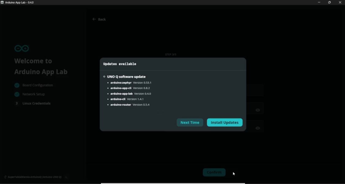 Firmware Update Progress