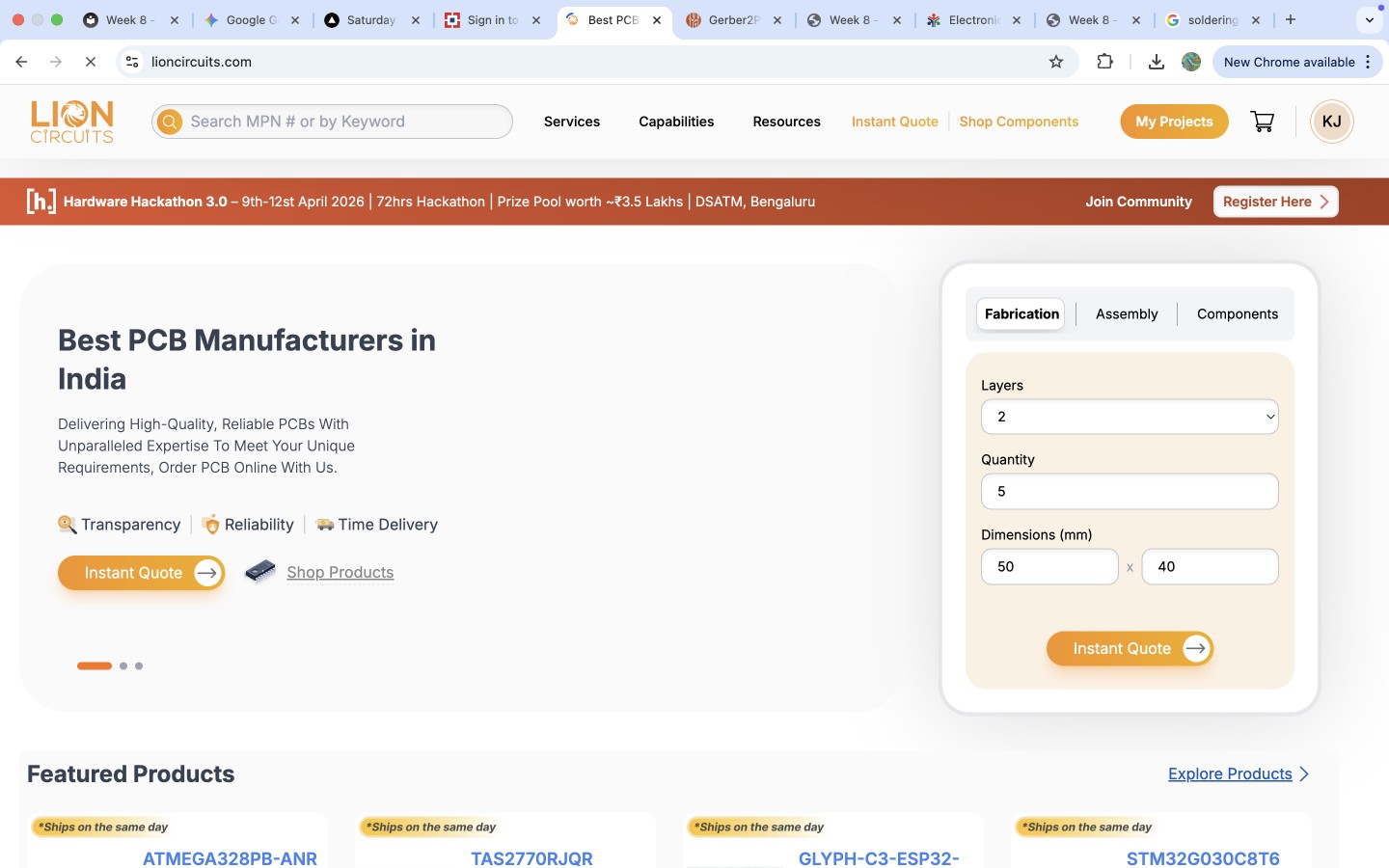 lion circuit home screen