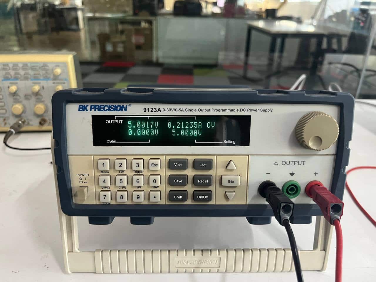 Maximum current observed while the device was running.