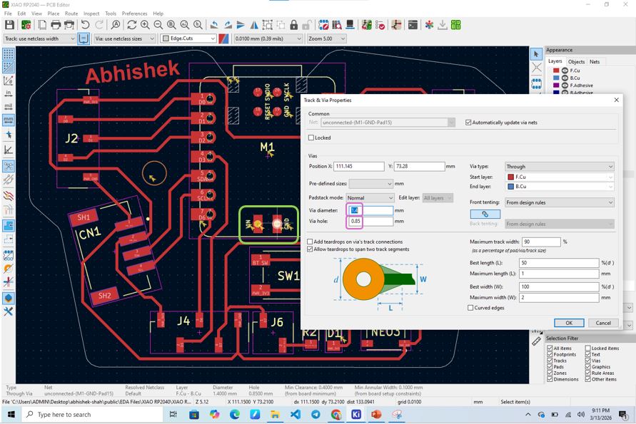 Week 8 - Electronics Production
