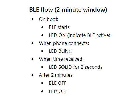 When XIAO is powered or the code is uploaded, Bluetooth is turned on. It stays on for 2 minutes.