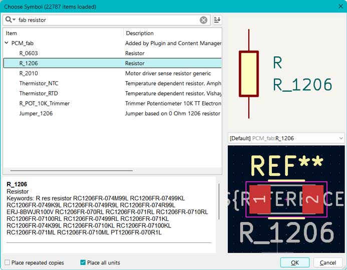 FAB R_1206 Resistor