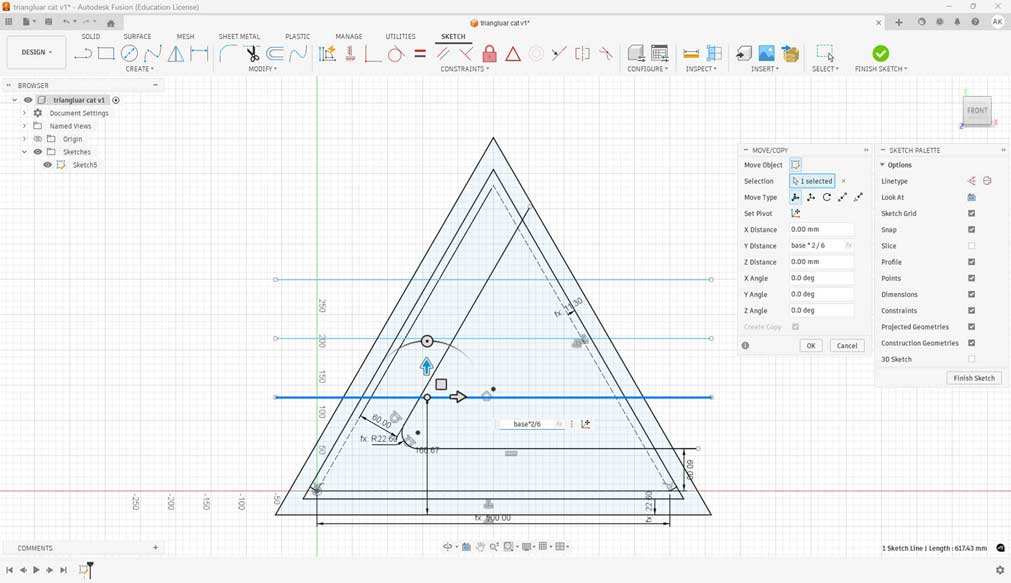 Creating the front panel