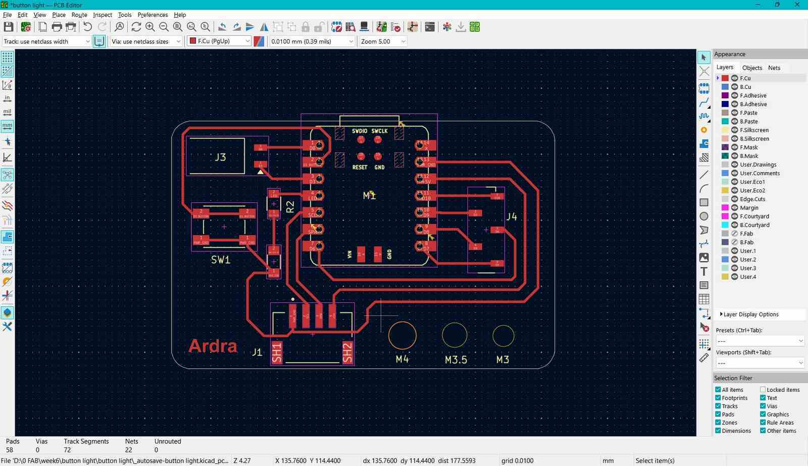 Schematic editor view