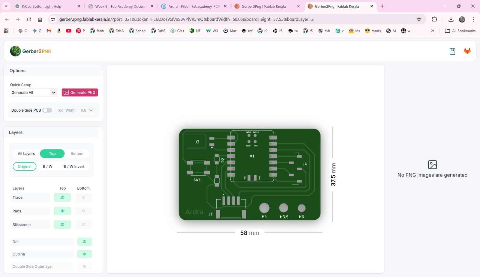 3D viewer of the PCB