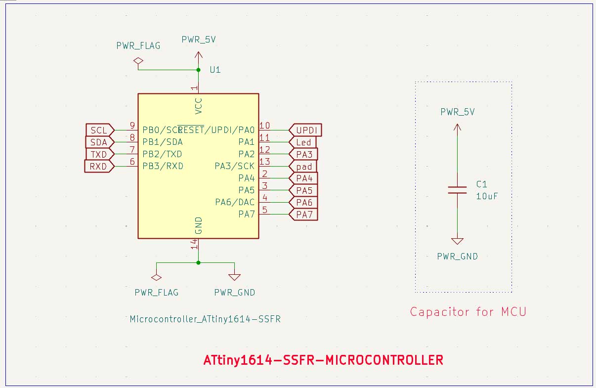 taking the datasheet image of the mcu as reference is ideal so we can design and place the components better.