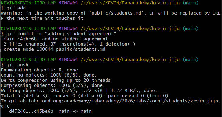 First Push to Gitlab