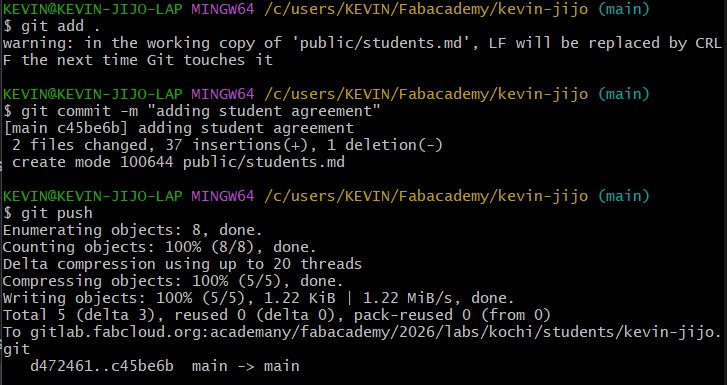 Gitlab after first push