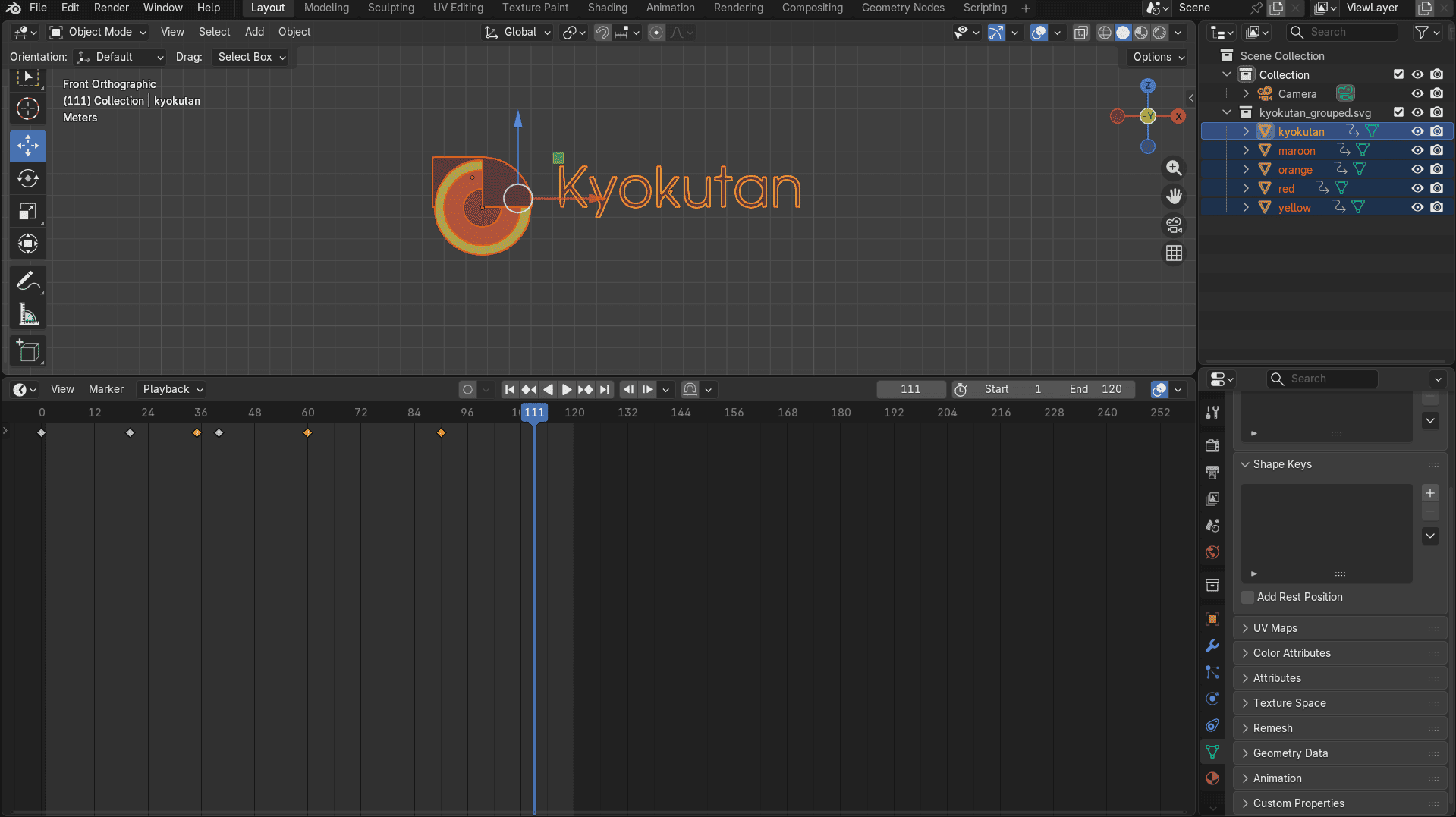 Blender Animation Workspace