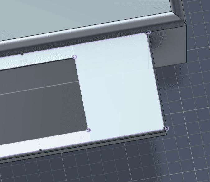 Button construction rectangle