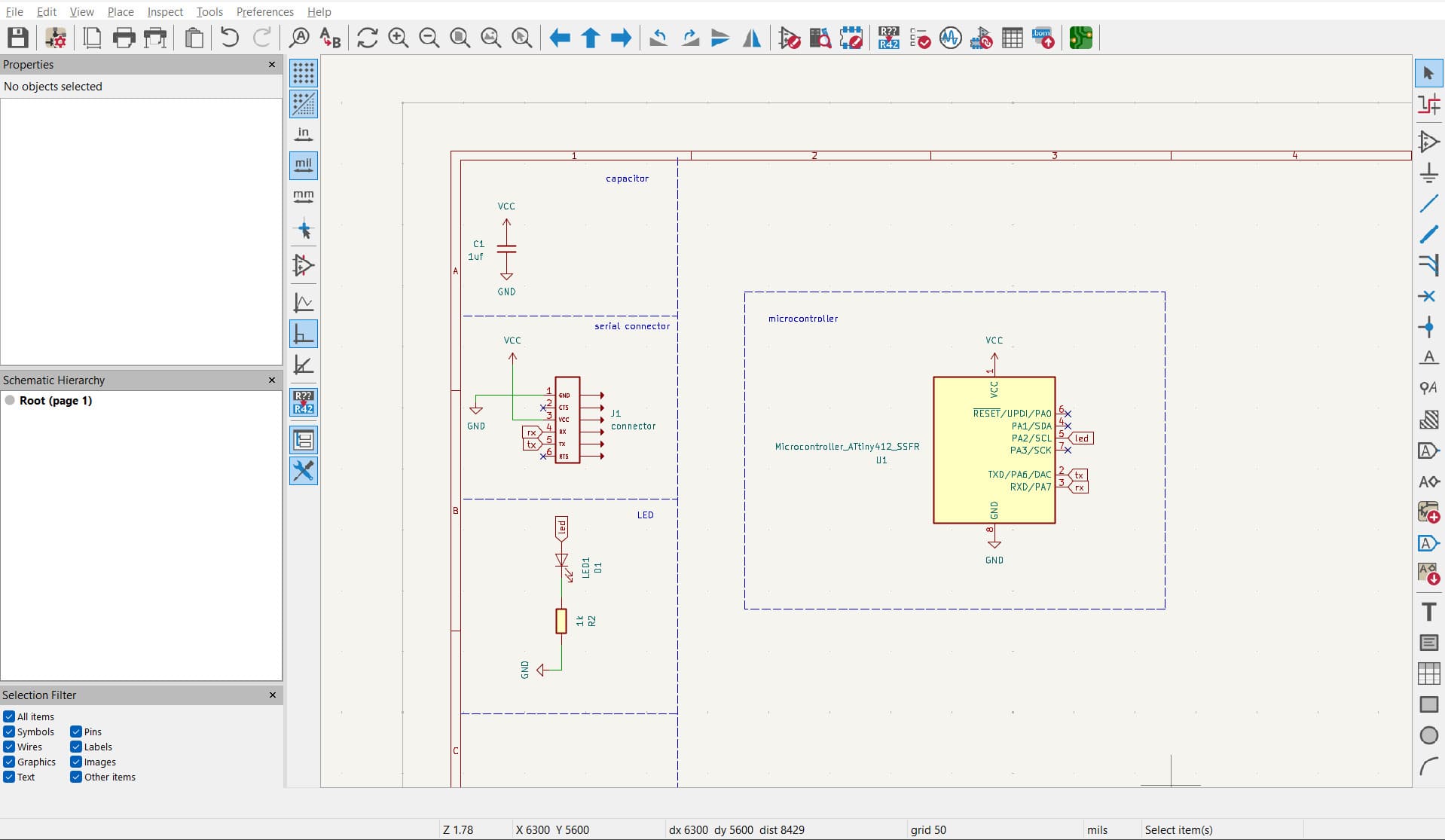 Simple schematic design