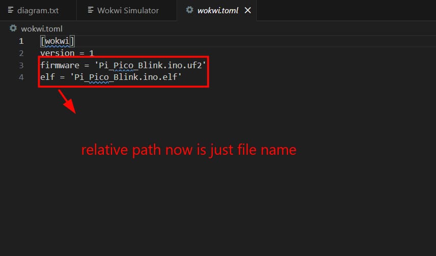 Wokwi root folder files