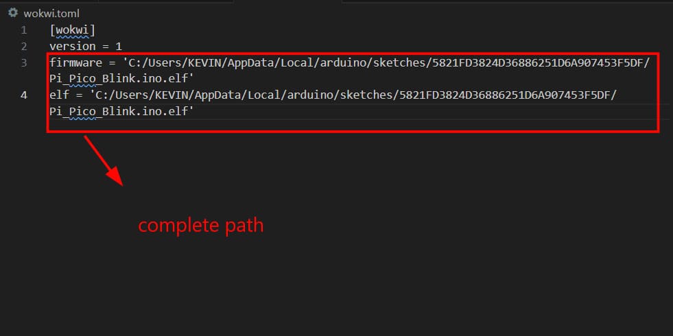 Absolute path in toml