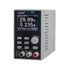 Complete hardware setup powered using the OWON SPE6102 bench power supply