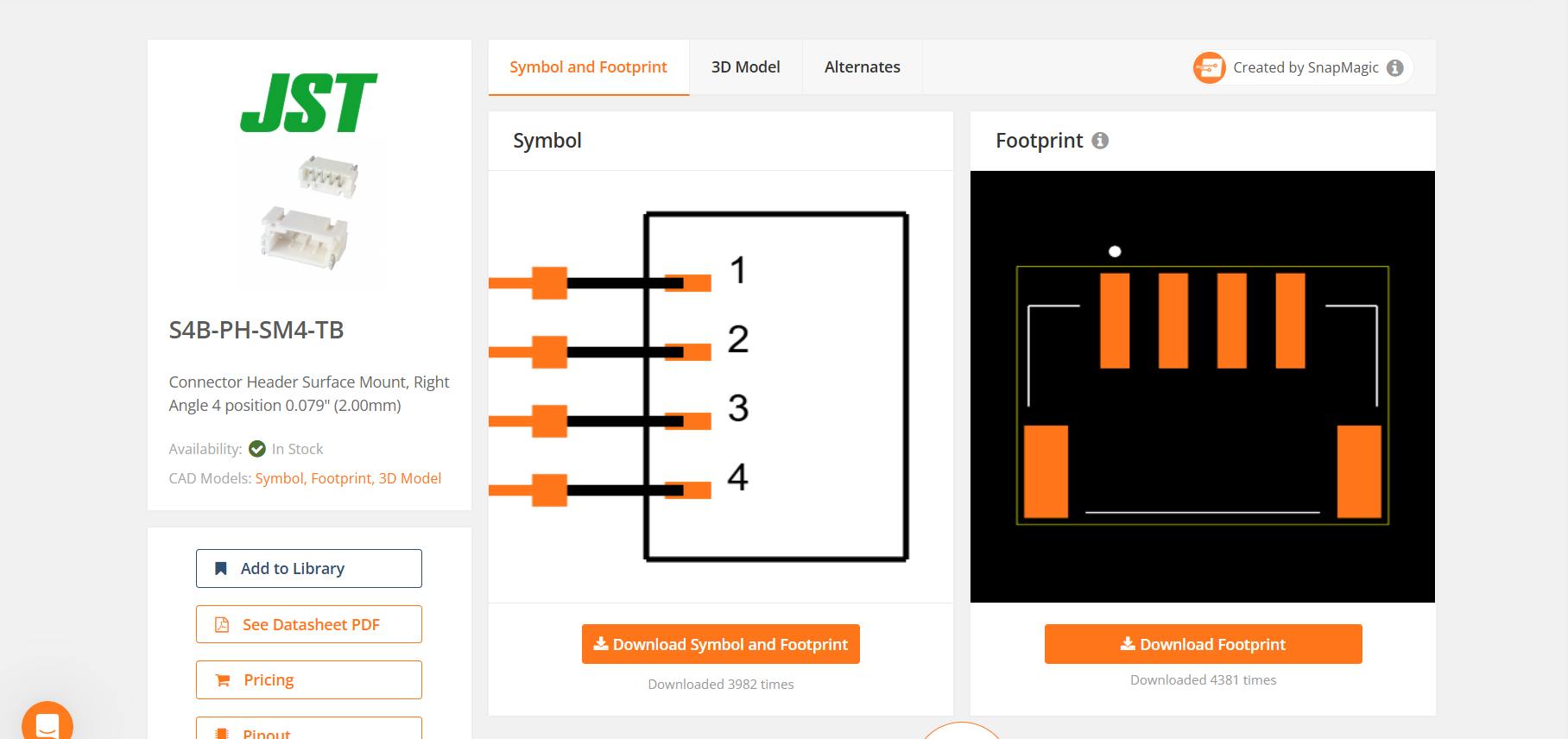 Downloading the symbol and footprint