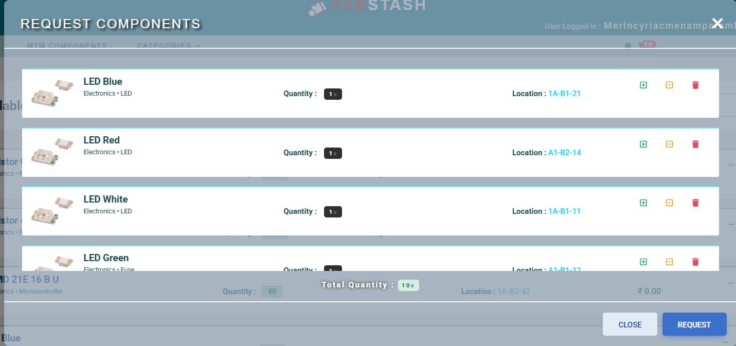 Resistor component from FabStash — 0402 SMD resistor package used on the XIAO RP2040 board