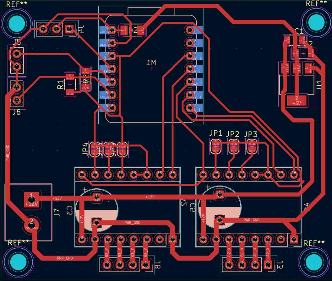KiCad PCB layout
