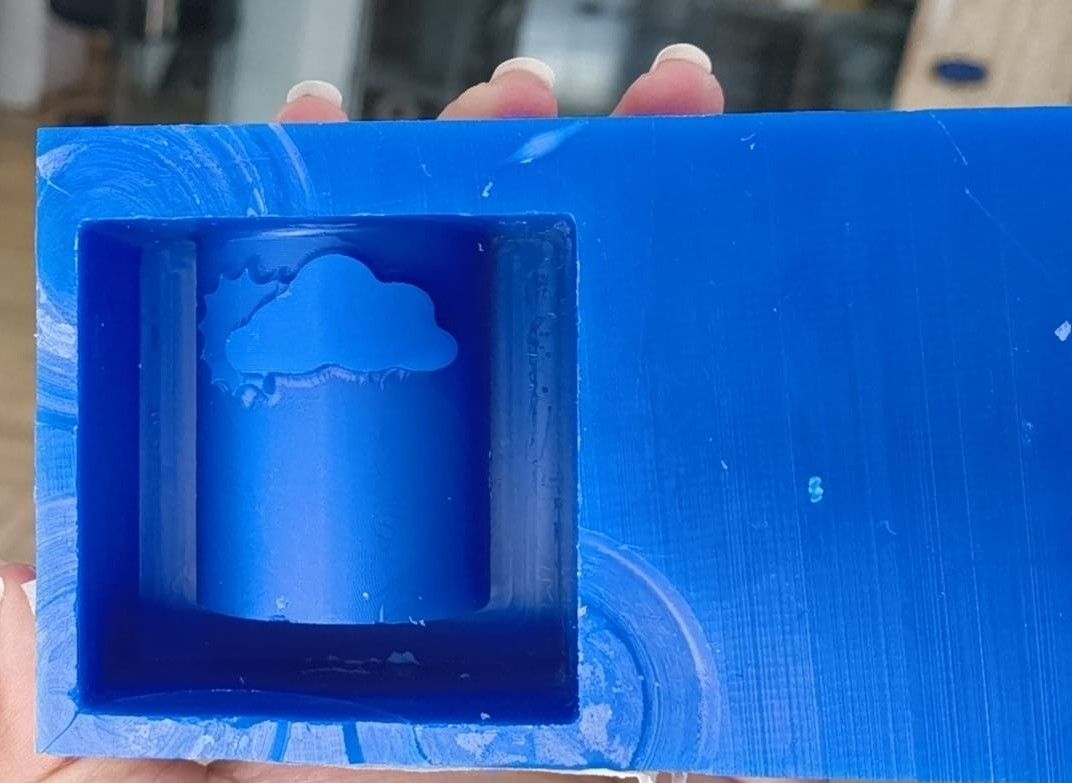Finished wax mold