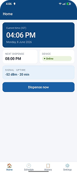 Home screen screenshot