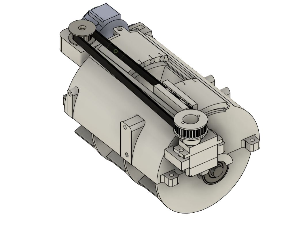 Servo gate mechanism