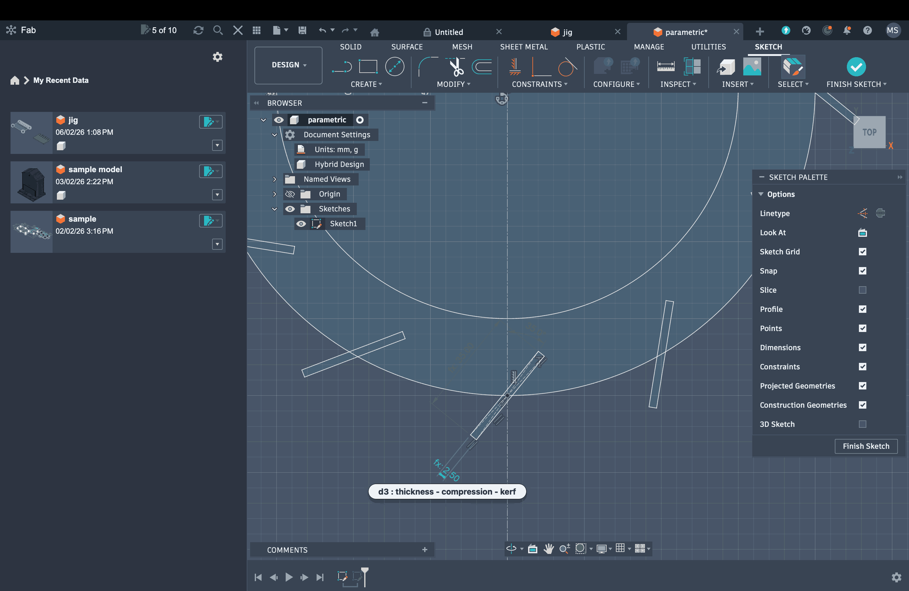 Kit Cut Software Week 3 - Mishael Sharaf - Computer-Controlled Cutting