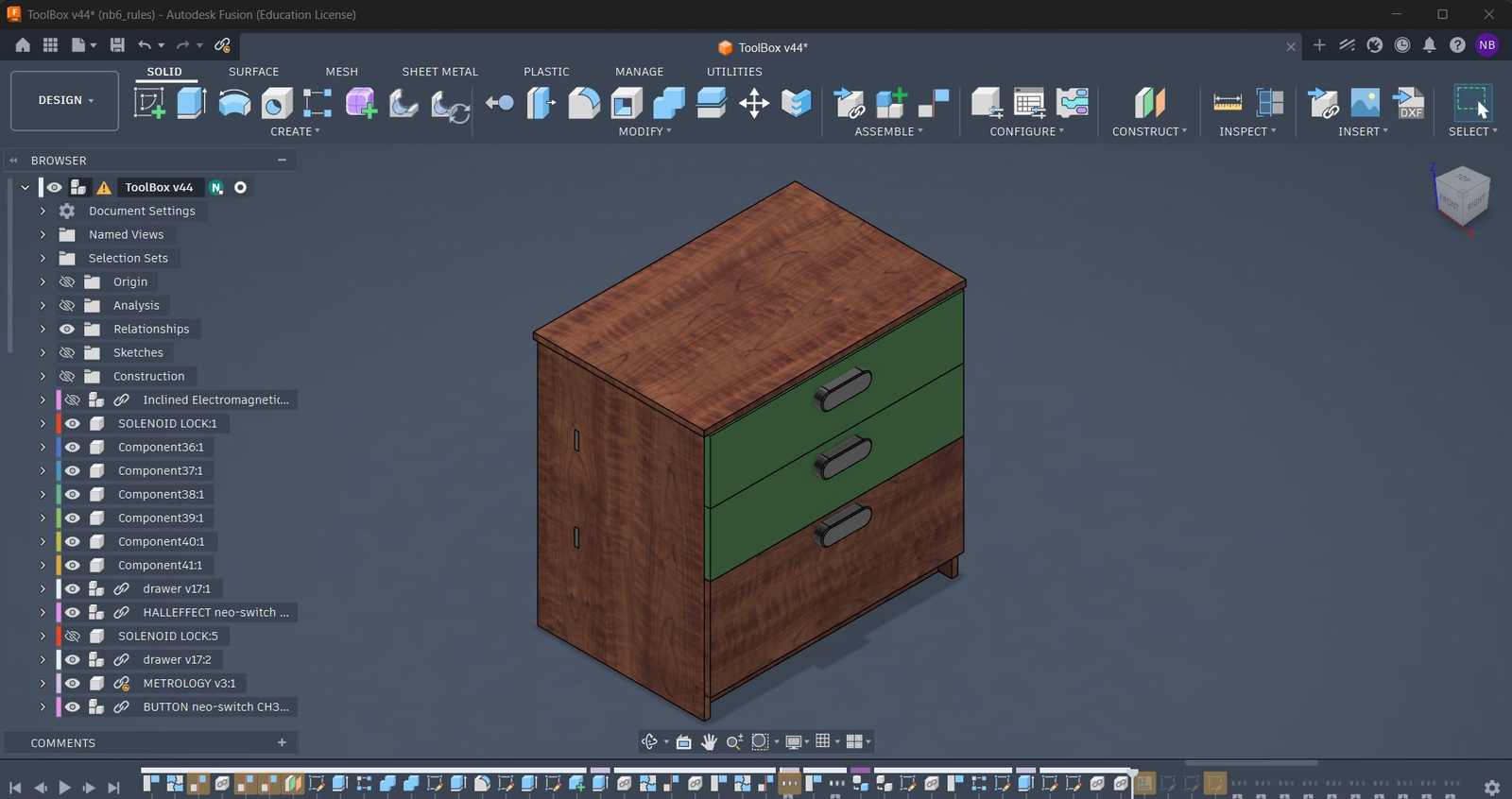 Drawer model montage
