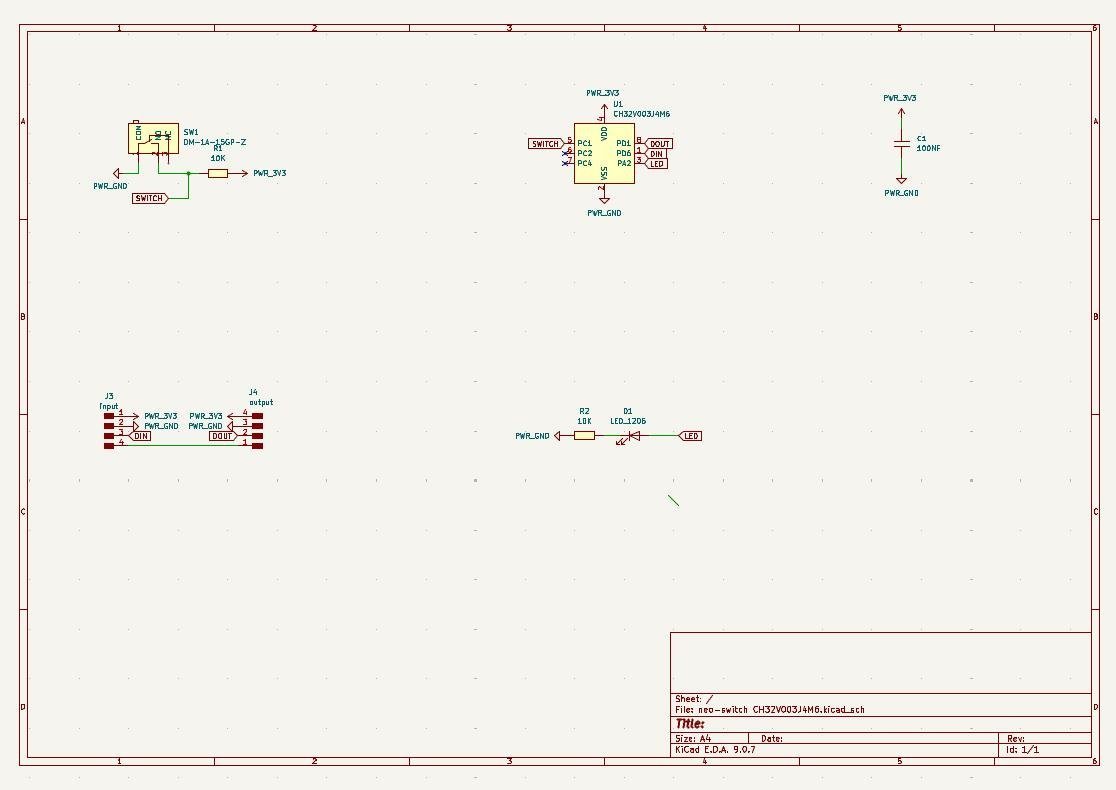 NEOBUTTON board schematic