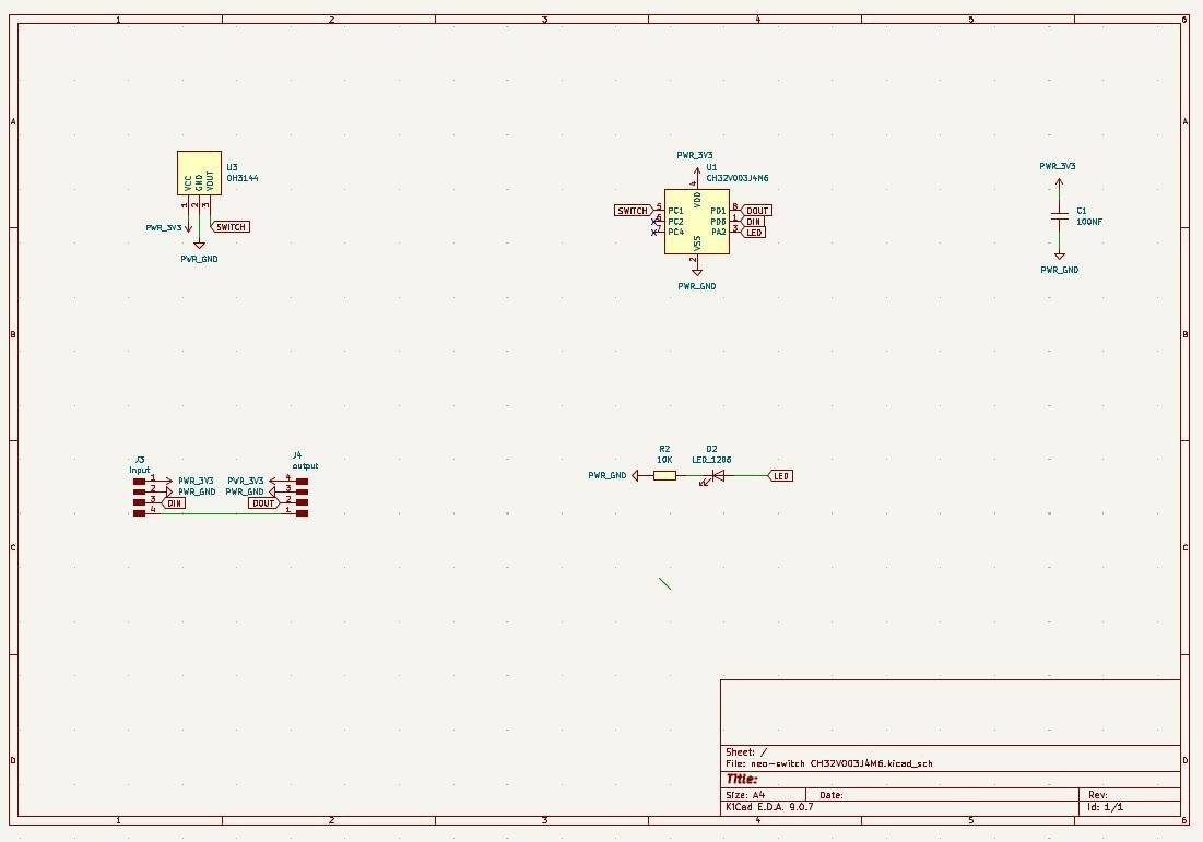 NEOHALL-EFFECT board schematic