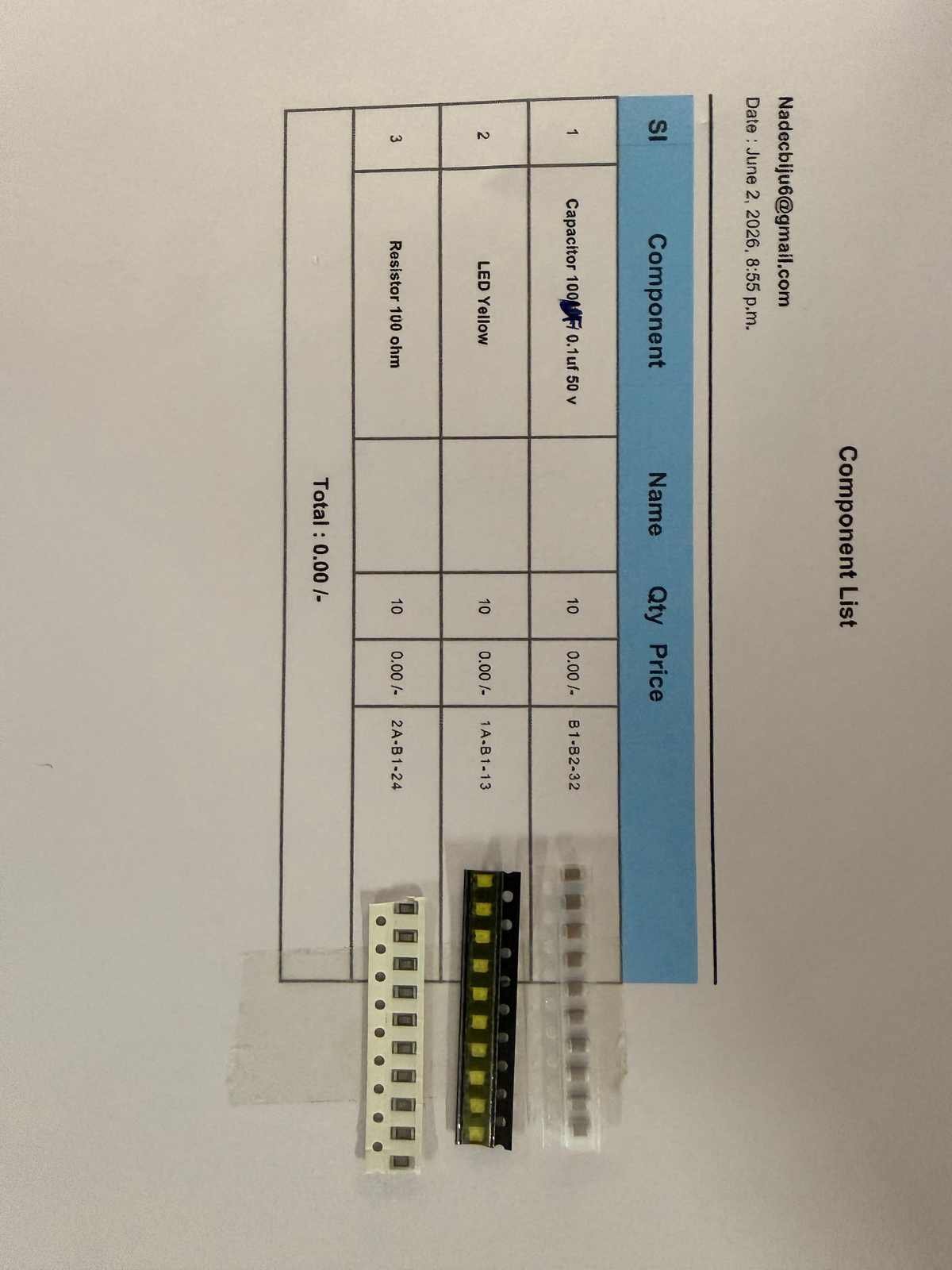 NEOBUTTON board soldered