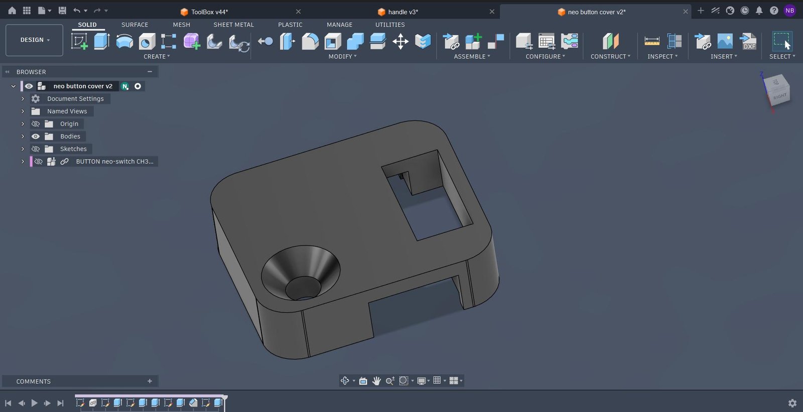 Handle design