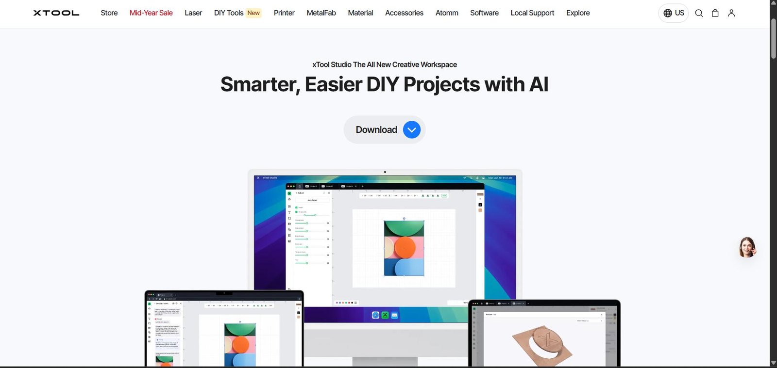 xTool Studio download page