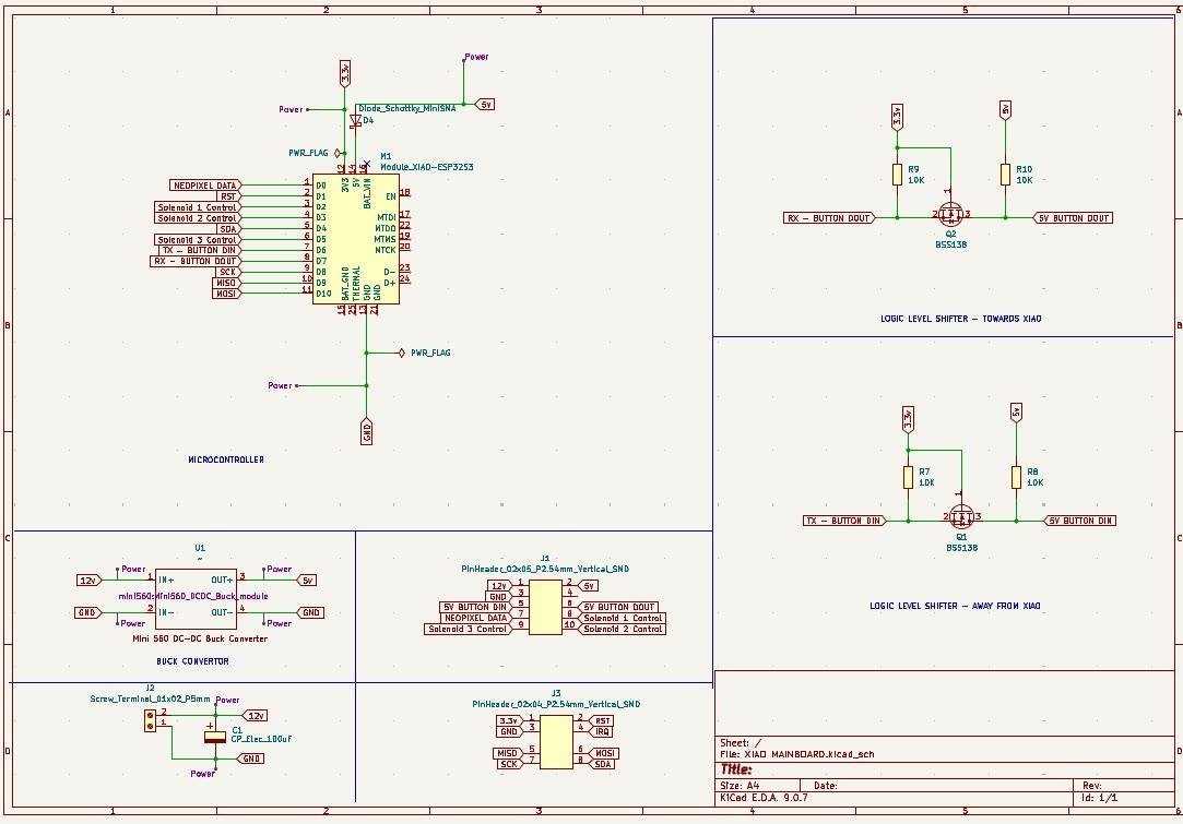 XIAO main board schematic