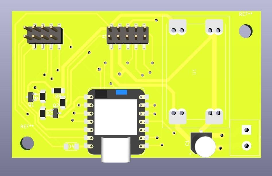 XIAO main board 3D model