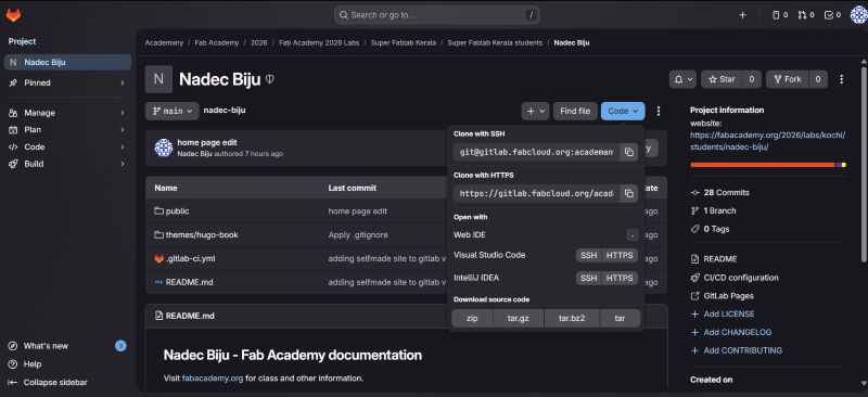 GitLab repository SSH link