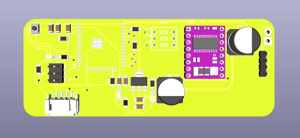 3D view of the board